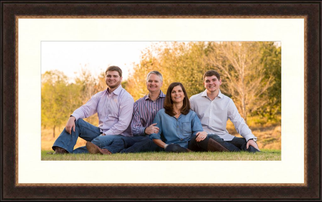 Outdoor family portrait - Fulshear, Texas