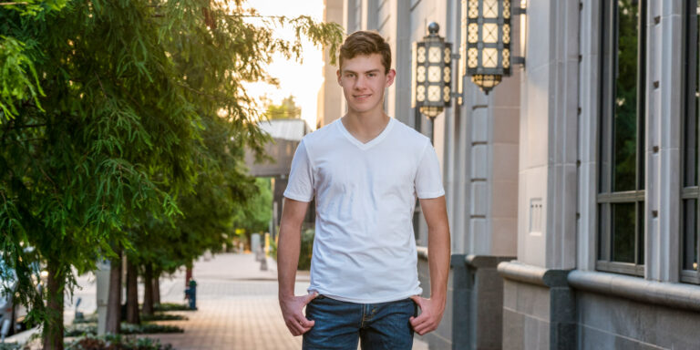 Fashion inspired senior pictures for guys. Made in Houston | Flint Photography