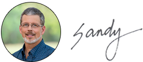 Sandy Flint newsletter signature.